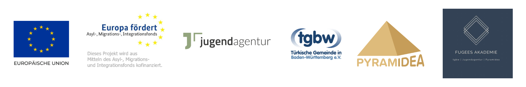 Logoleiste der Fugees Academy